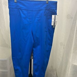 Zack and Rachel royal blue slim ankle slit in the ankle brand new